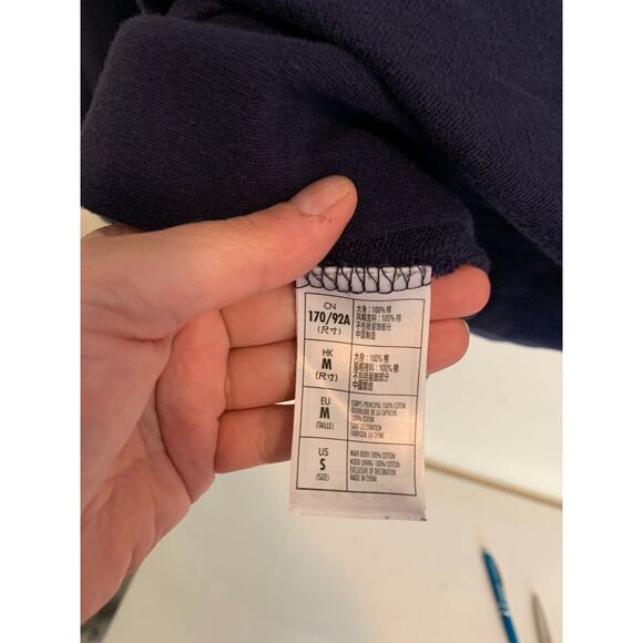 Disneyland Resort Hooded Sweatshirt Size Small Americana Liberty Freedom Navy - Picture 8 of 9